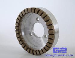 SEGMENTED GRINDING WHEEL FOR DOUBLE EDGING