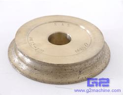 TWO STEP-EDGE WHEEL FOR SHAPE EDGING MACHINES