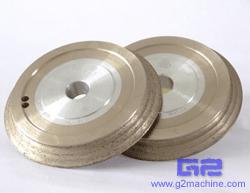 THREE STEPS-EDGE WHEEL FOR SHAPE EDGING MACHINES