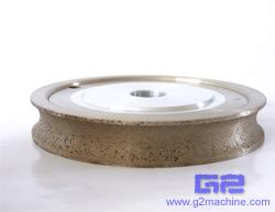 PENCIL EDGE WHEEL FOR ROUND EDGING MACHINES