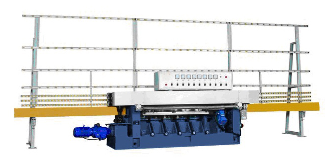 7 SPINDLE GLASS STRAIGHT LINE PENCIL/OG EDGING MACHINE